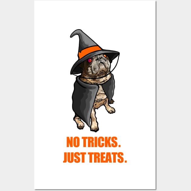 No Tricks. Just Treats Wall Art by leonlambyart